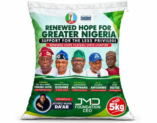 RENEWED HOPE FOR GREATER NIGERIA PARTNERS JMD FOUNDATION TO DISTRIBUTE PALLIATIVES IN PLATEAU CENTRAL – OCT 2 & 3